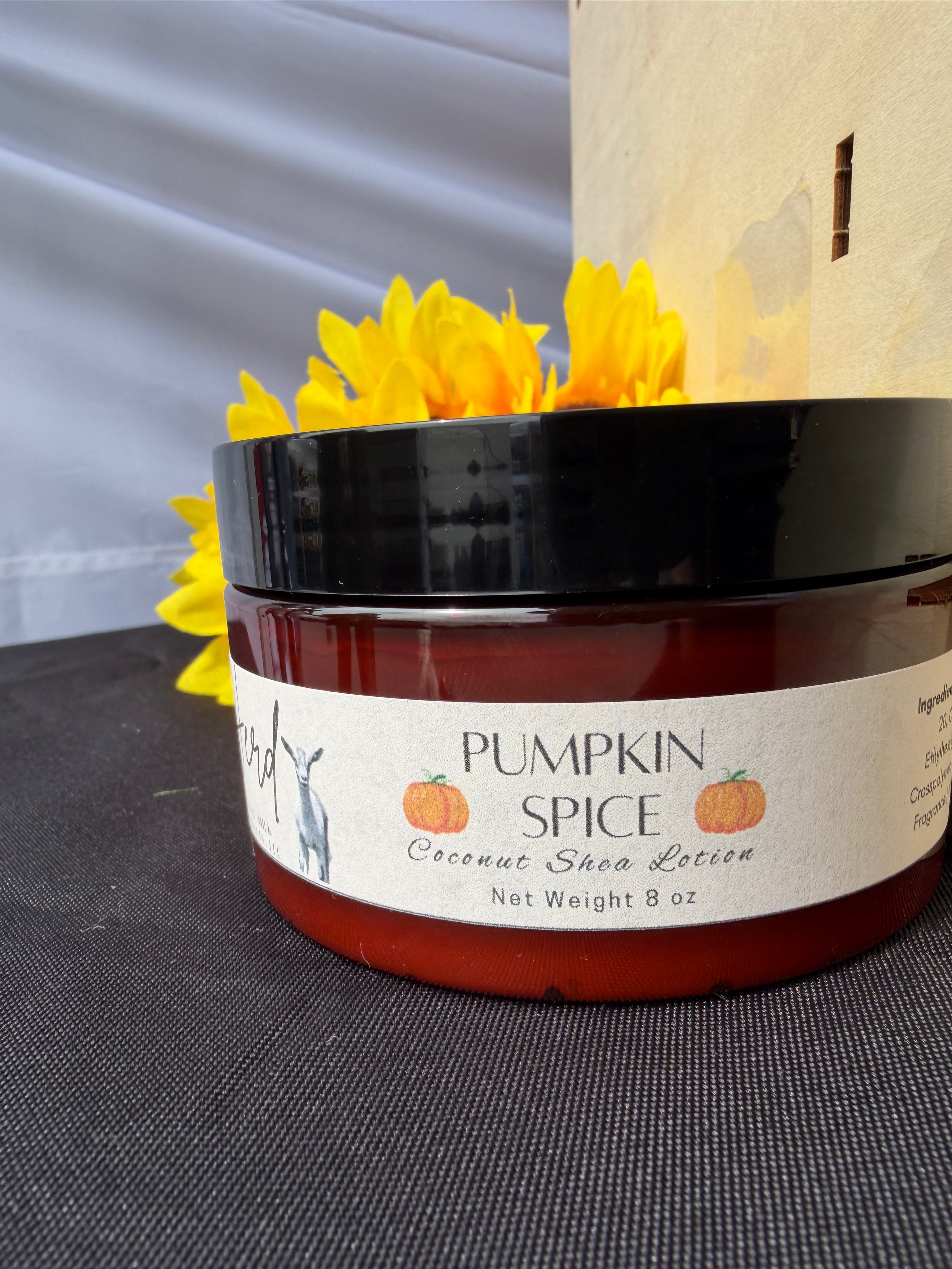 Pumpkin Spice Coconut Shea Lotion - 8 oz
